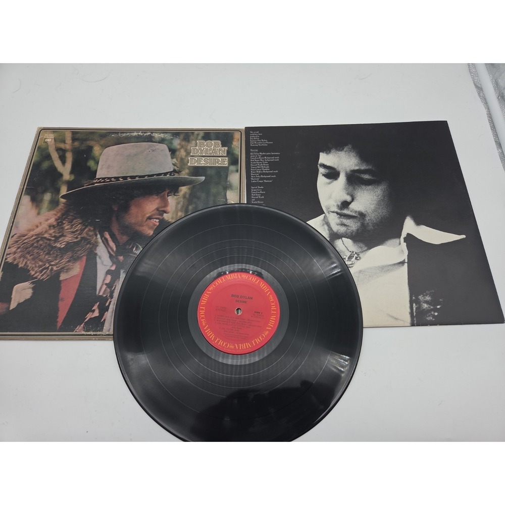 Bob Dylan Desire LP Vinyl Columbia 1975 Rock 12" 33 RPM Black Stereo PC 33893